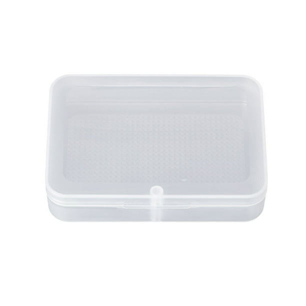 Rectangular Clear Transparent Plastic Storage Box Collection Container Organizer 